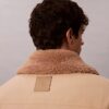 Abrigo tipo car coat acolchado con cuello de sherpa Abrigo tipo car coat acolchado con cuello de sherpa