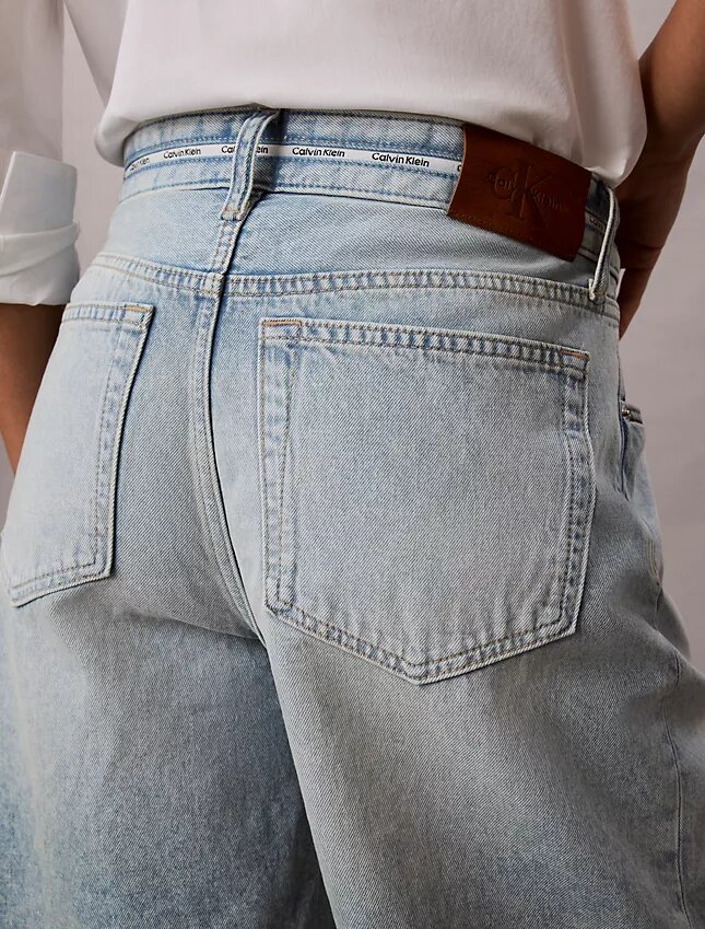 Bermudas de Denim con logotipo Bermudas de Denim con logotipo