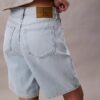 Bermudas de Denim holgadas de mezcla de lino Bermudas de Denim holgadas de mezcla de lino
