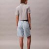 Bermudas de Denim holgadas de mezcla de lino Bermudas de Denim holgadas de mezcla de lino