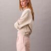 Bermudas plisadas de sarga Cotton Stretch de algodón Bermudas plisadas de sarga Cotton Stretch de algodón