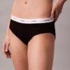 Bikini de algodón elástico con costuras acanaladas Bikini de algodón elástico con costuras acanaladas