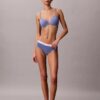 Bikini de algodón elástico con costuras acanaladas Bikini de algodón elástico con costuras acanaladas