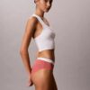 Bikini de algodón elástico con costuras acanaladas Bikini de algodón elástico con costuras acanaladas