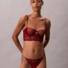 Bikini de encaje floral negro CK Black de CK Bikini de encaje floral negro CK Black de CK