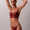 Bikini de encaje floral negro CK Black de CK Bikini de encaje floral negro CK Black de CK
