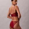 Bikini de encaje floral negro CK Black de CK Bikini de encaje floral negro CK Black de CK