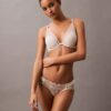 Bikini de encaje floral negro de CK Black Bikini de encaje floral negro de CK Black