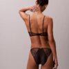 Bikini de encaje floral negro de CK Black Bikini de encaje floral negro de CK Black