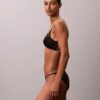 Bikini de encaje floral negro de CK Black Bikini de encaje floral negro de CK Black