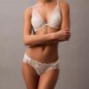 Bikini de encaje floral negro de CK Black Bikini de encaje floral negro de CK Black