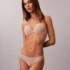 Bikini de microfibra elástica con encaje Bikini de microfibra elástica con encaje