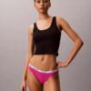 Bikini de talle bajo con logotipo Icon, paquete de 5