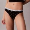 Bikini de talle bajo con logotipo Icon, paquete de 5