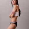 Bikini de talle bajo con logotipo Icon, paquete de 5