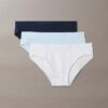 Bikini de talle medio Bonded Flex, paquete de 3 Bikini de talle medio Bonded Flex, paquete de 3