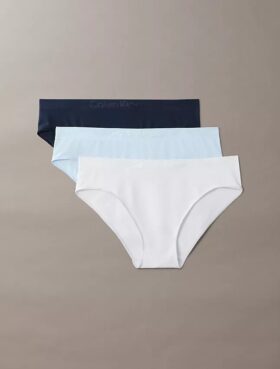Bikini de talle medio Bonded Flex, paquete de 3