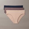 Bikini de talle medio Bonded Flex, paquete de 3 Bikini de talle medio Bonded Flex, paquete de 3