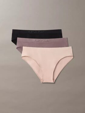 Bikini de talle medio Bonded Flex, paquete de 3