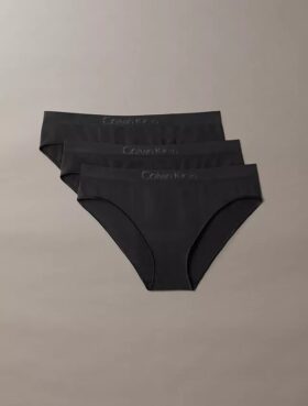 Bikini de talle medio Bonded Flex, paquete de 3