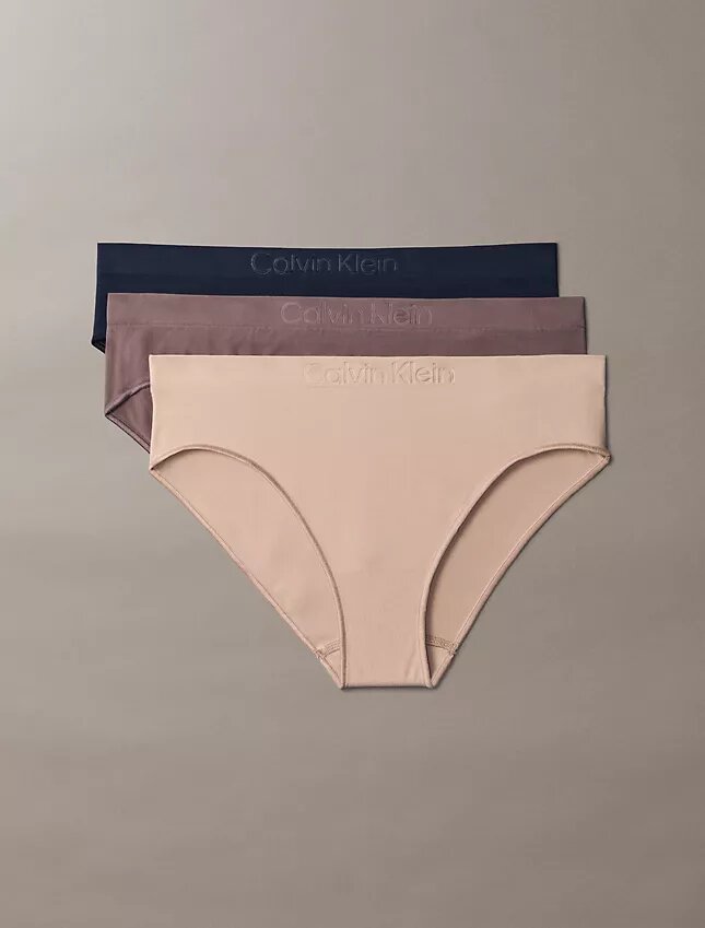 Bikini de talle medio Bonded Flex, paquete de 3 Bikini de talle medio Bonded Flex, paquete de 3