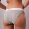 Bikini de tiras de algodón elástico acanalado Bikini de tiras de algodón elástico acanalado