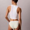 Bikini de tiras de Cotton Stretch acanalado, paquete de 3