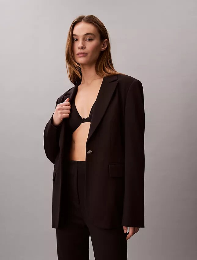 Blazer ajustado de ponte Blazer ajustado de ponte