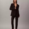 Blazer ajustado de ponte Blazer ajustado de ponte