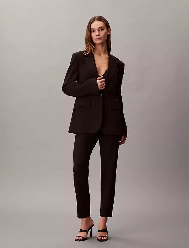 Blazer ajustado de ponte Blazer ajustado de ponte