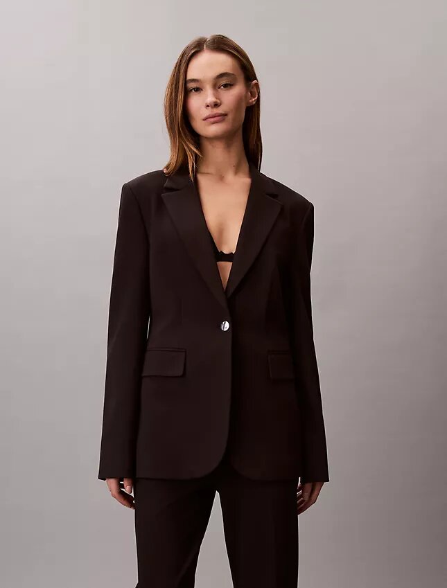 Blazer ajustado de ponte Blazer ajustado de ponte