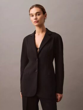 Blazer clásico Dolman de tacto suave Blazer clásico Dolman de tacto suave