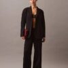 Blazer clásico Dolman de tacto suave