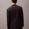 Blazer de doble botonadura en mezcla de gabardina de lana Blazer de doble botonadura en mezcla de gabardina de lana