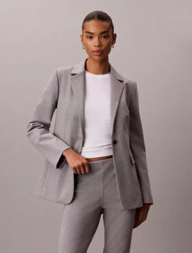 Blazer slim de ponte Blazer slim de ponte
