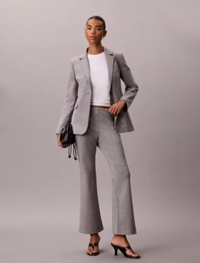 Blazer slim de ponte Blazer slim de ponte