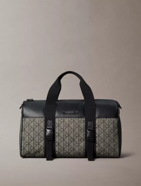 Bolsa de viaje con emblema jacquard