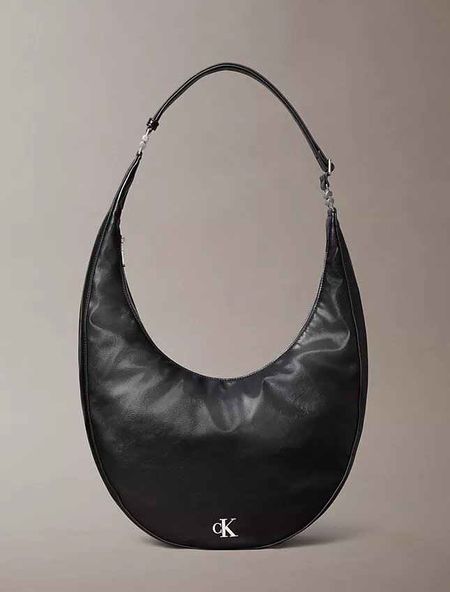 Bolso bandolera convertible con forma curvada Bolso bandolera convertible con forma curvada