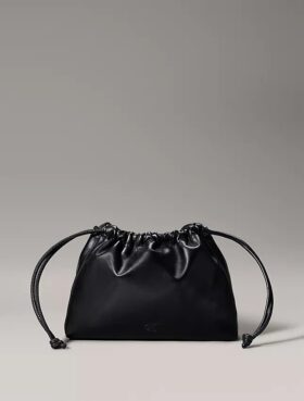 Bolso cruzado con cordón y Monogram