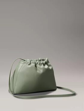 Bolso cruzado con cordón y Monogram