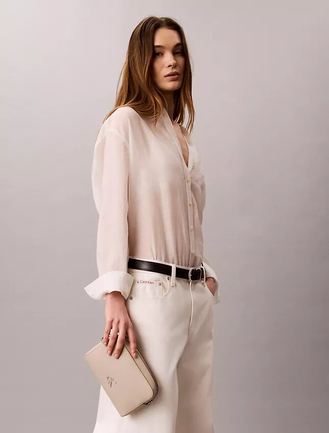 Bolso cruzado minimalista para teléfono con Monogram Bolso cruzado minimalista para teléfono con Monogram