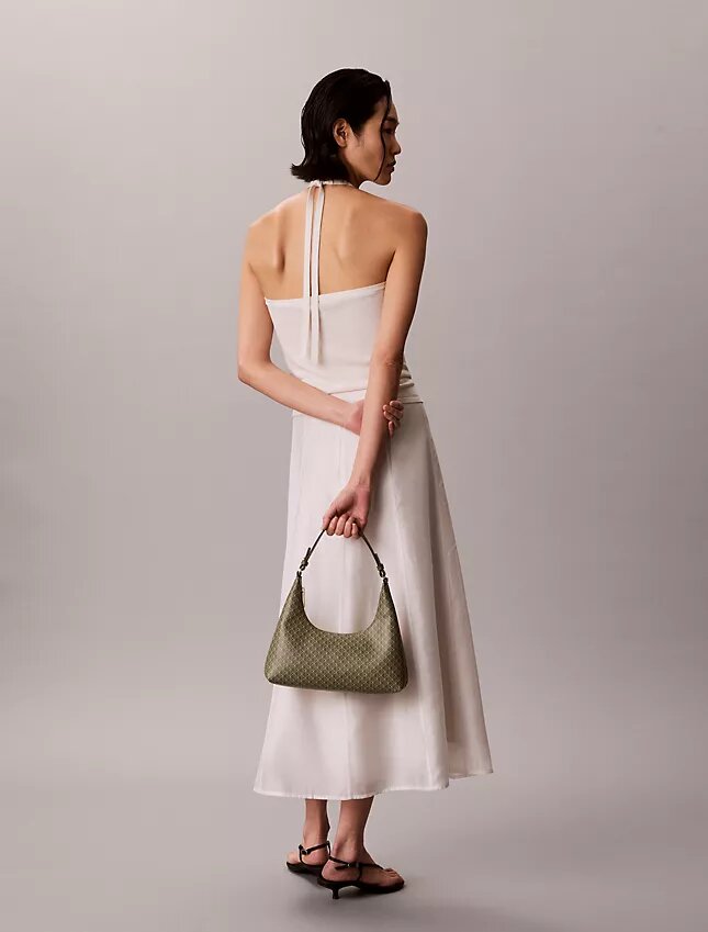 Bolso de hombro con logotipo estampado Bolso de hombro con logotipo estampado