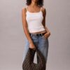 Bolso de hombro con media luna y Monogram integral Bolso de hombro con media luna y Monogram integral