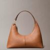 Bolso de hombro de cuero holgado Bolso de hombro de cuero holgado