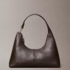 Bolso de hombro de cuero holgado Bolso de hombro de cuero holgado