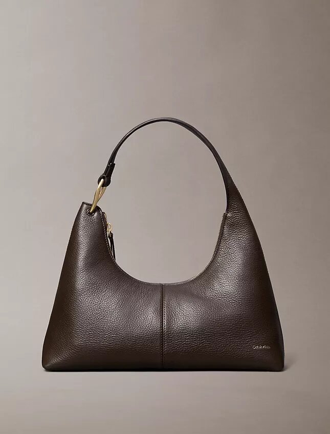 Bolso de hombro de cuero holgado Bolso de hombro de cuero holgado