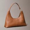 Bolso de hombro de cuero holgado Bolso de hombro de cuero holgado