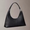 Bolso de hombro de cuero holgado Bolso de hombro de cuero holgado