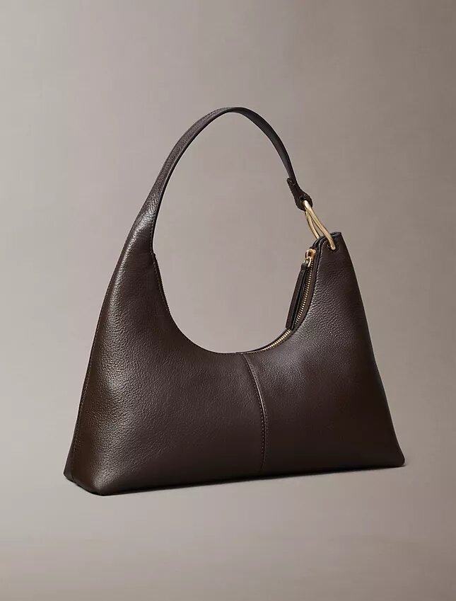 Bolso de hombro de cuero holgado Bolso de hombro de cuero holgado