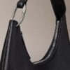 Bolso de hombro de cuero holgado Bolso de hombro de cuero holgado